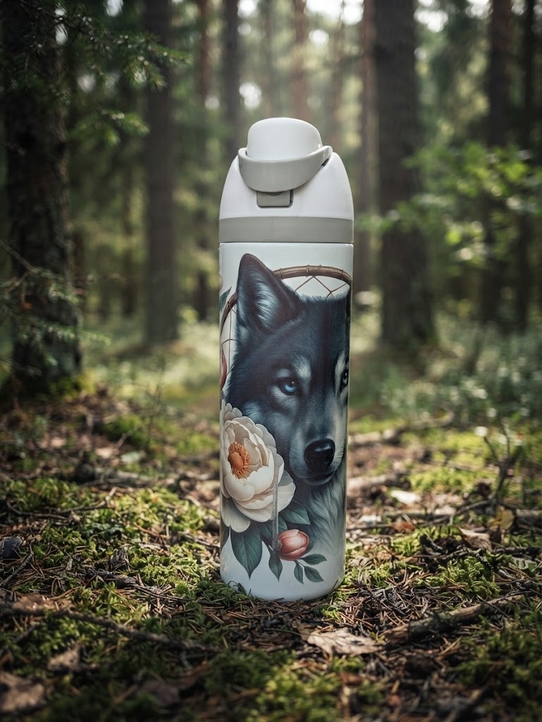 Tasse isotherme owa loup boho