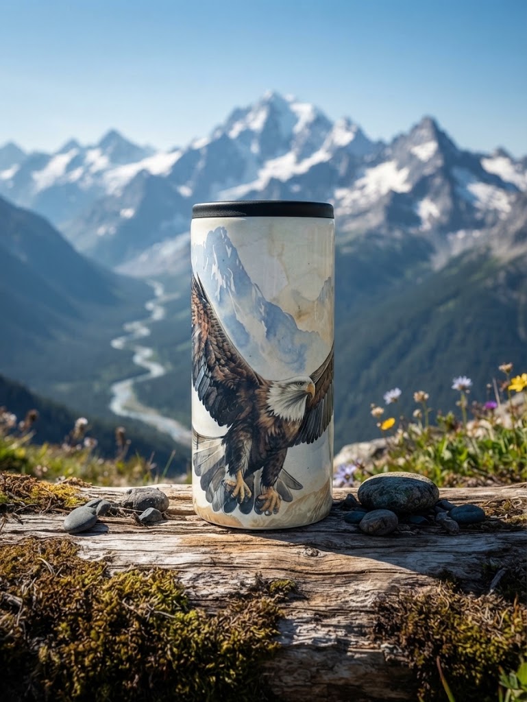 Refroidisseur à canette slim aigle
