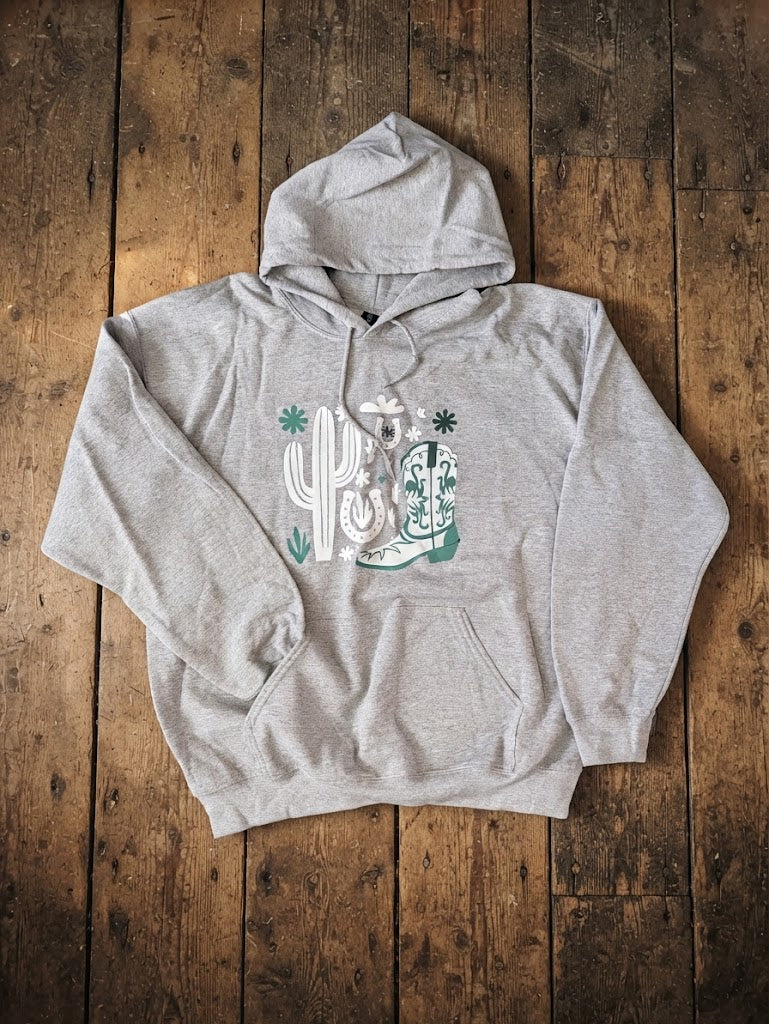Z hoodies gris taille LARGE