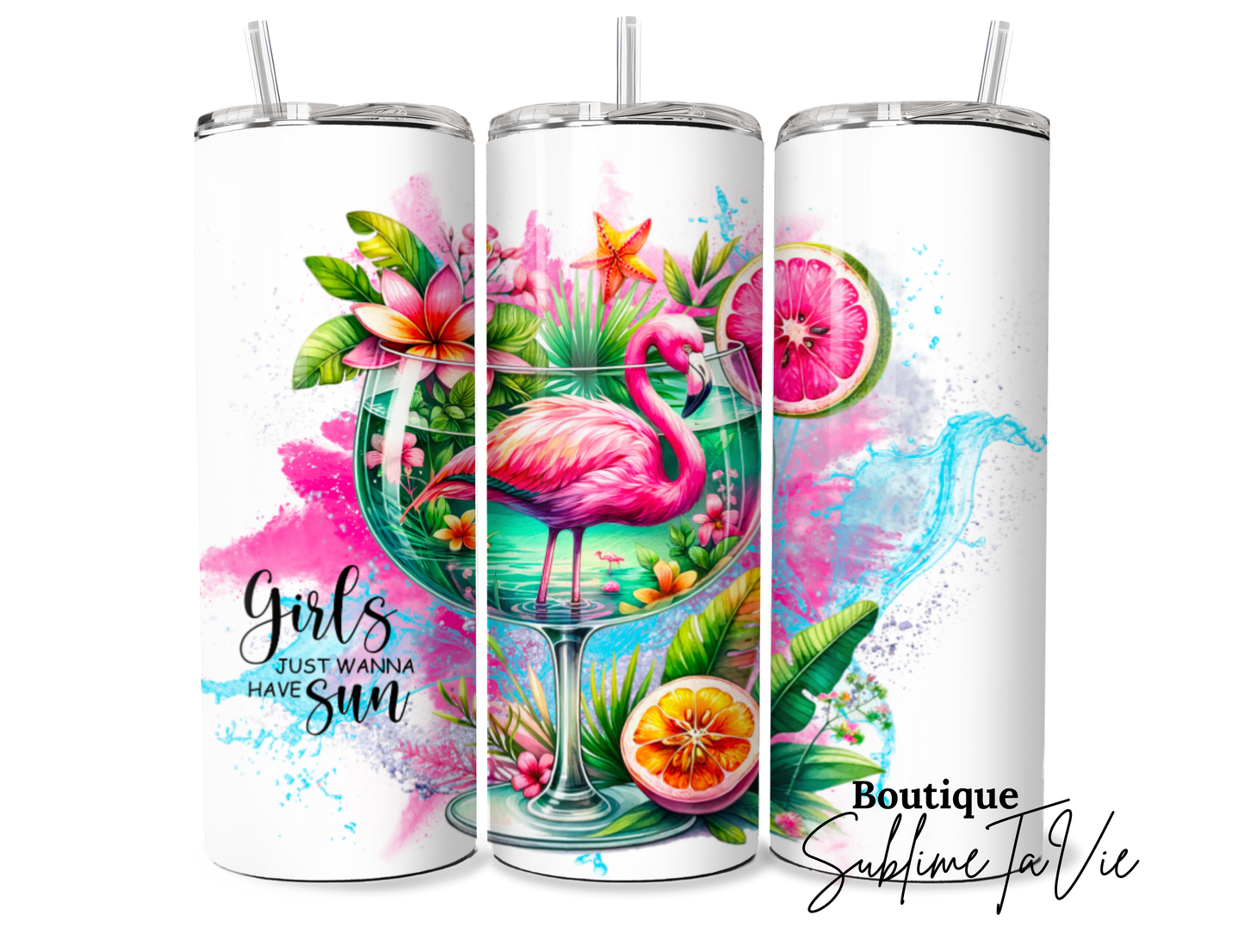 Tumbler flamand rose