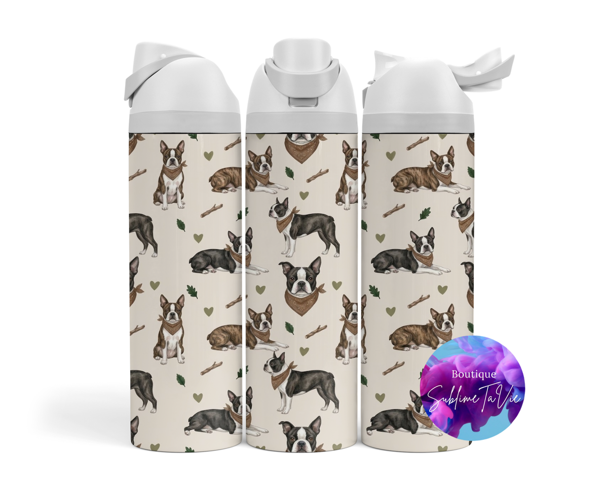 Tasse isotherme Owa - Boston terrier