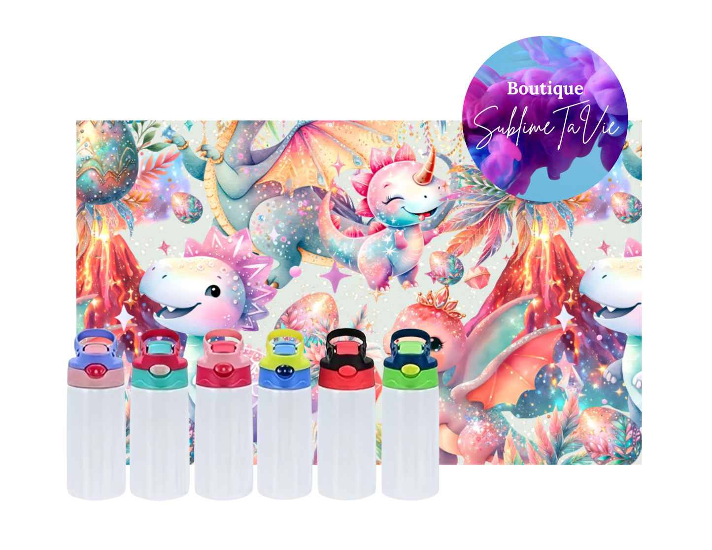 Tasse isotherme enfant dragon