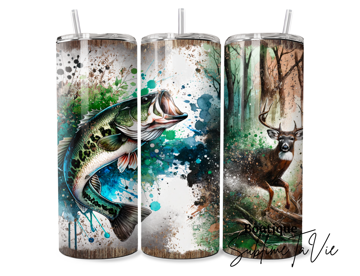 Tumbler chasse et pêche