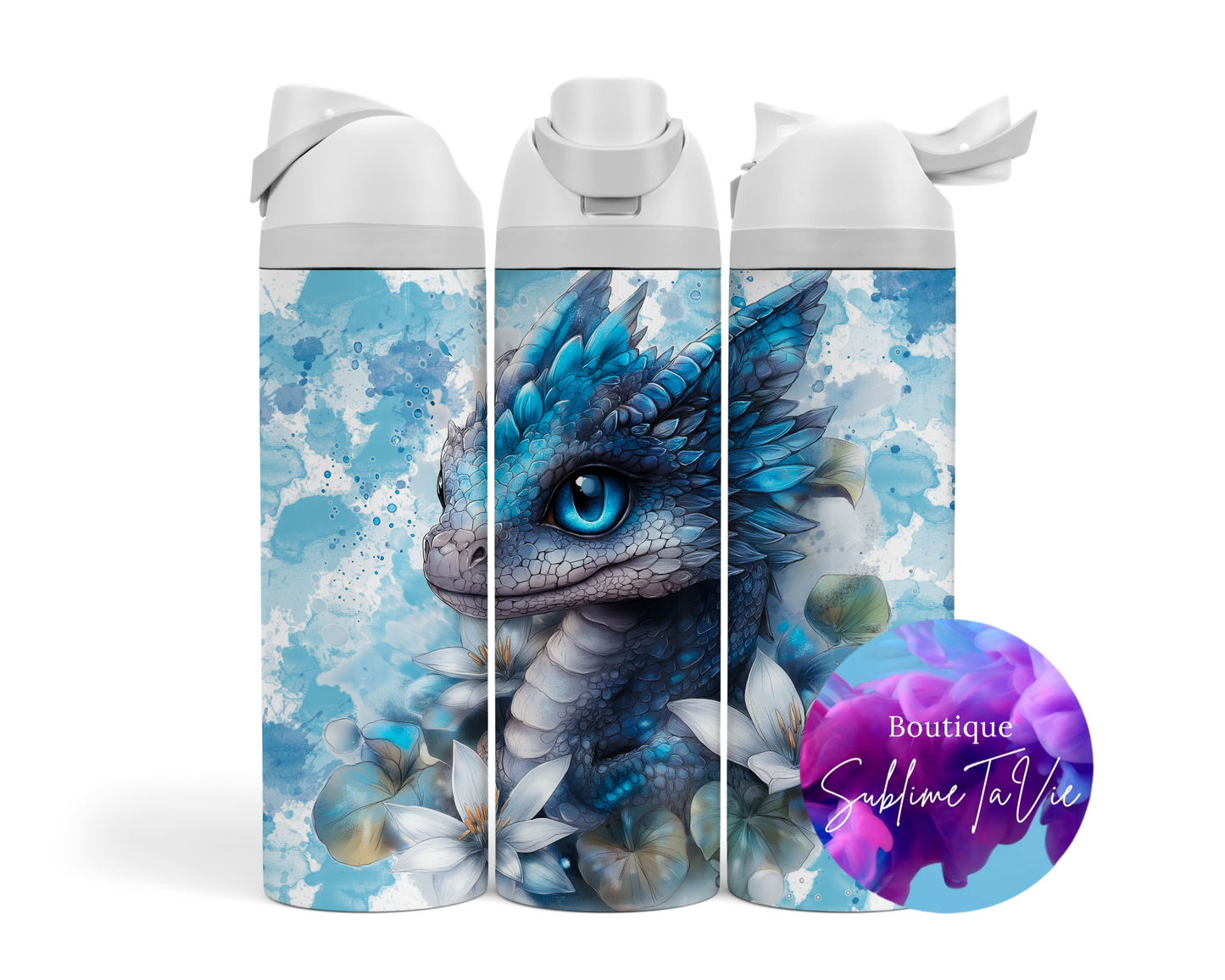 Tasse isotherme Owa - Dragon bleu