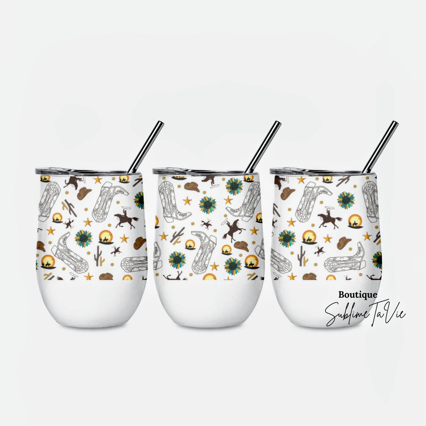 Tumbler 16oz cowboy