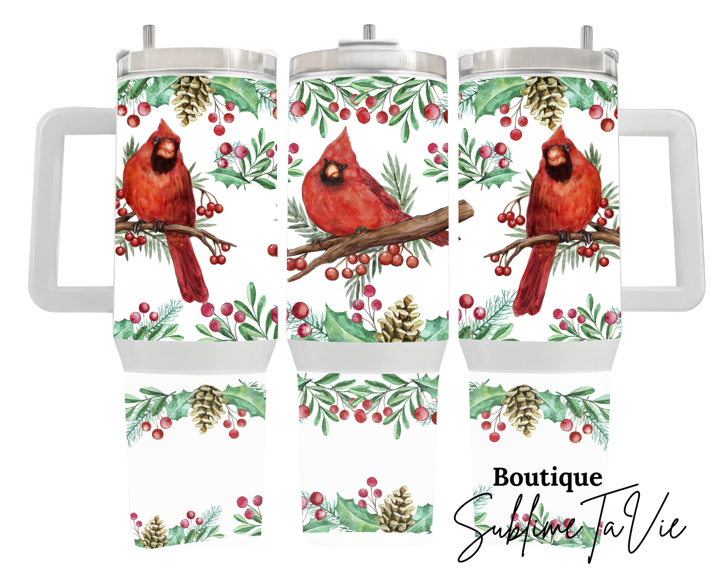 Tumbler 40oz cardinal