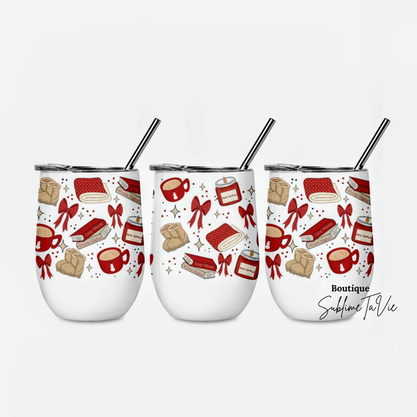 Tumbler 16oz cocooning hivernale