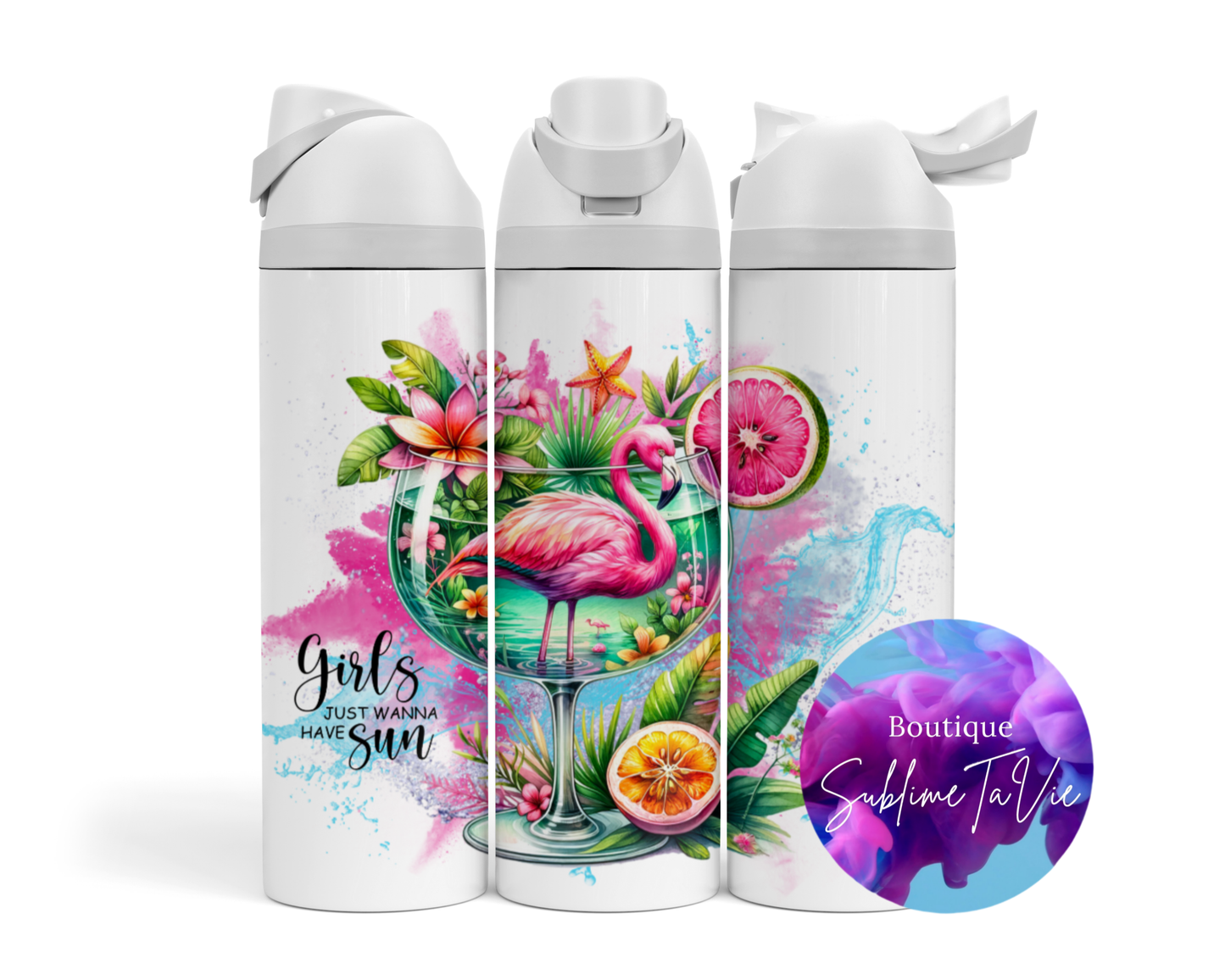 Tasse isotherme Owa - Girl just wanna have sun