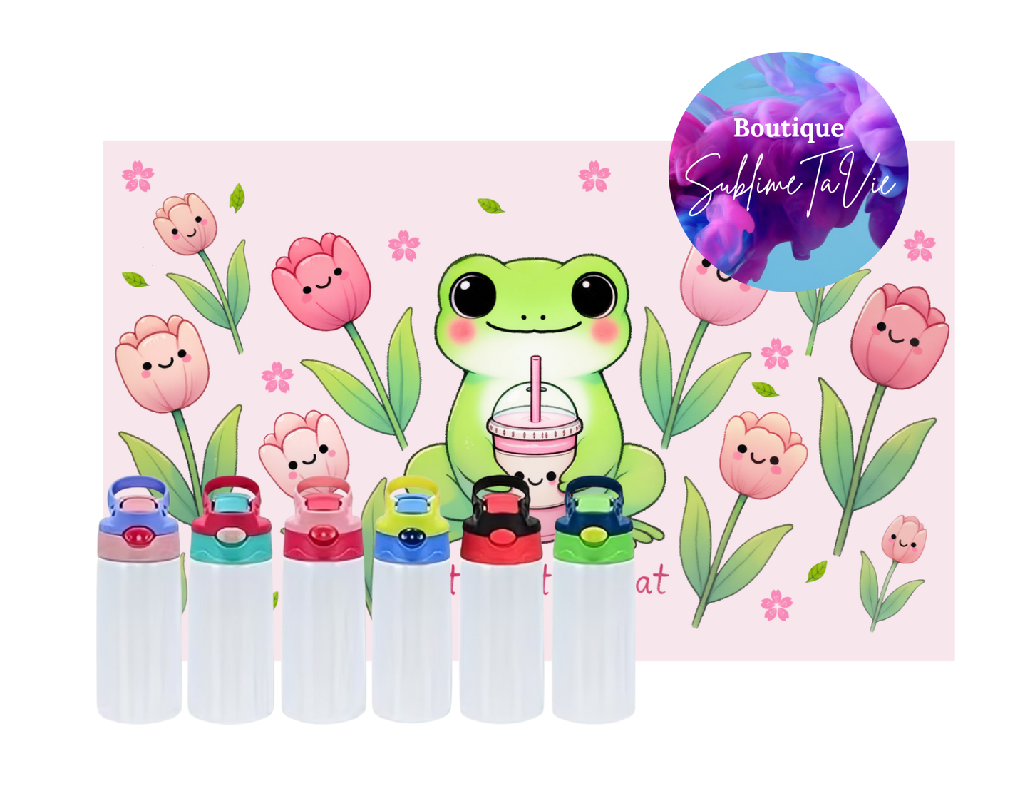 Tasse isotherme enfant grenouille