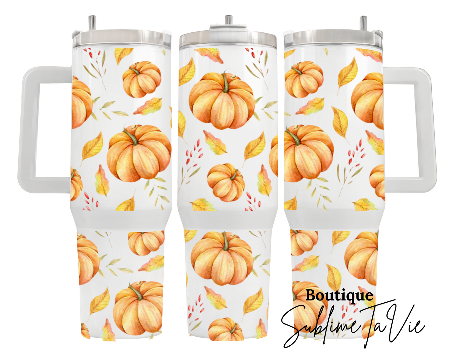 Tumbler 40oz pumpkin