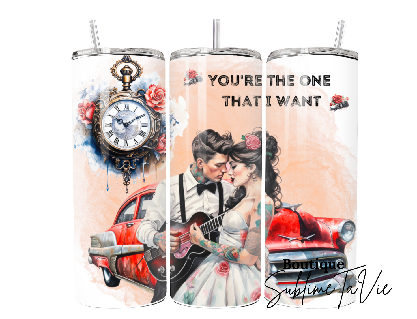 Tumbler rétro amour