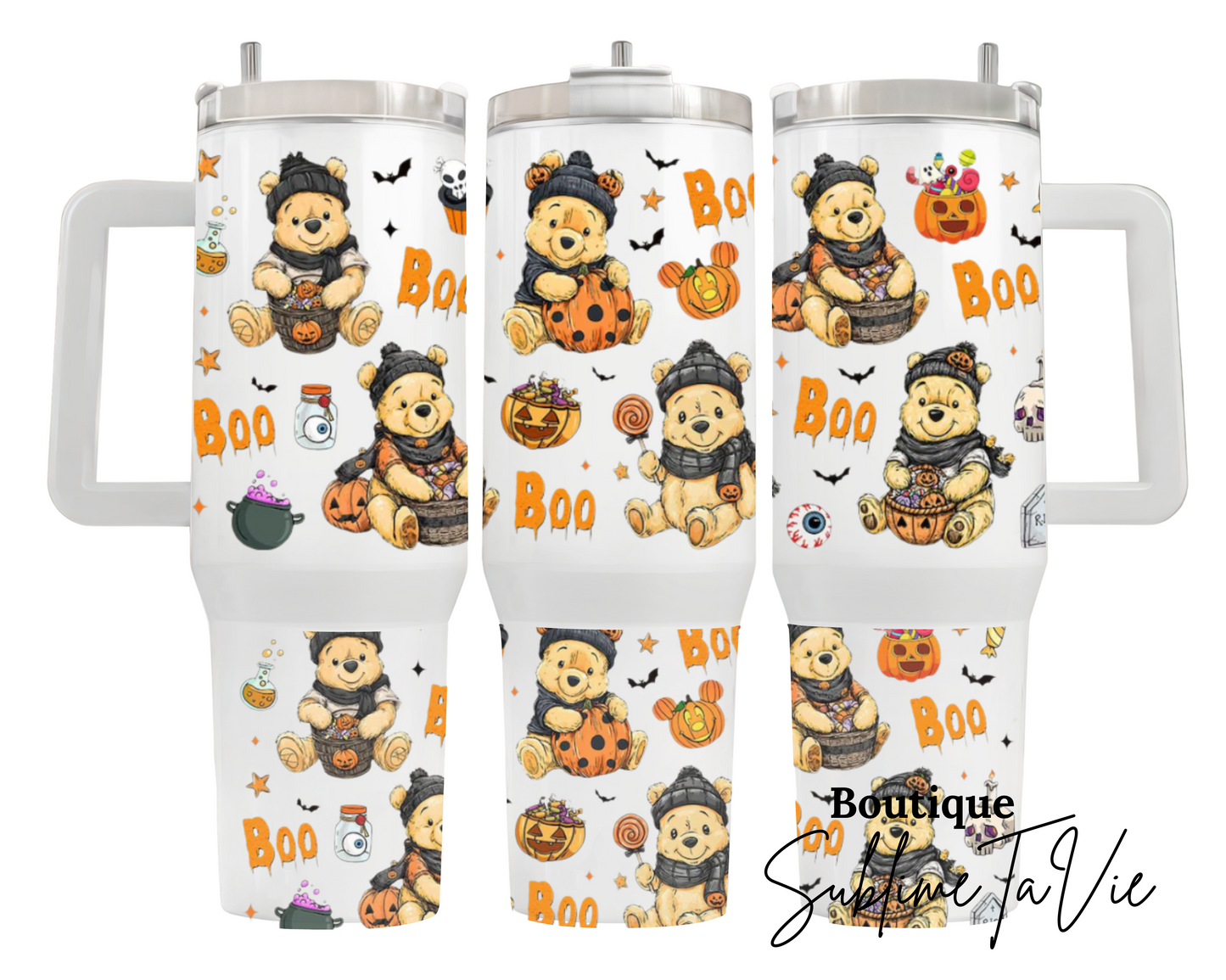 Tumbler 40oz ourson automne