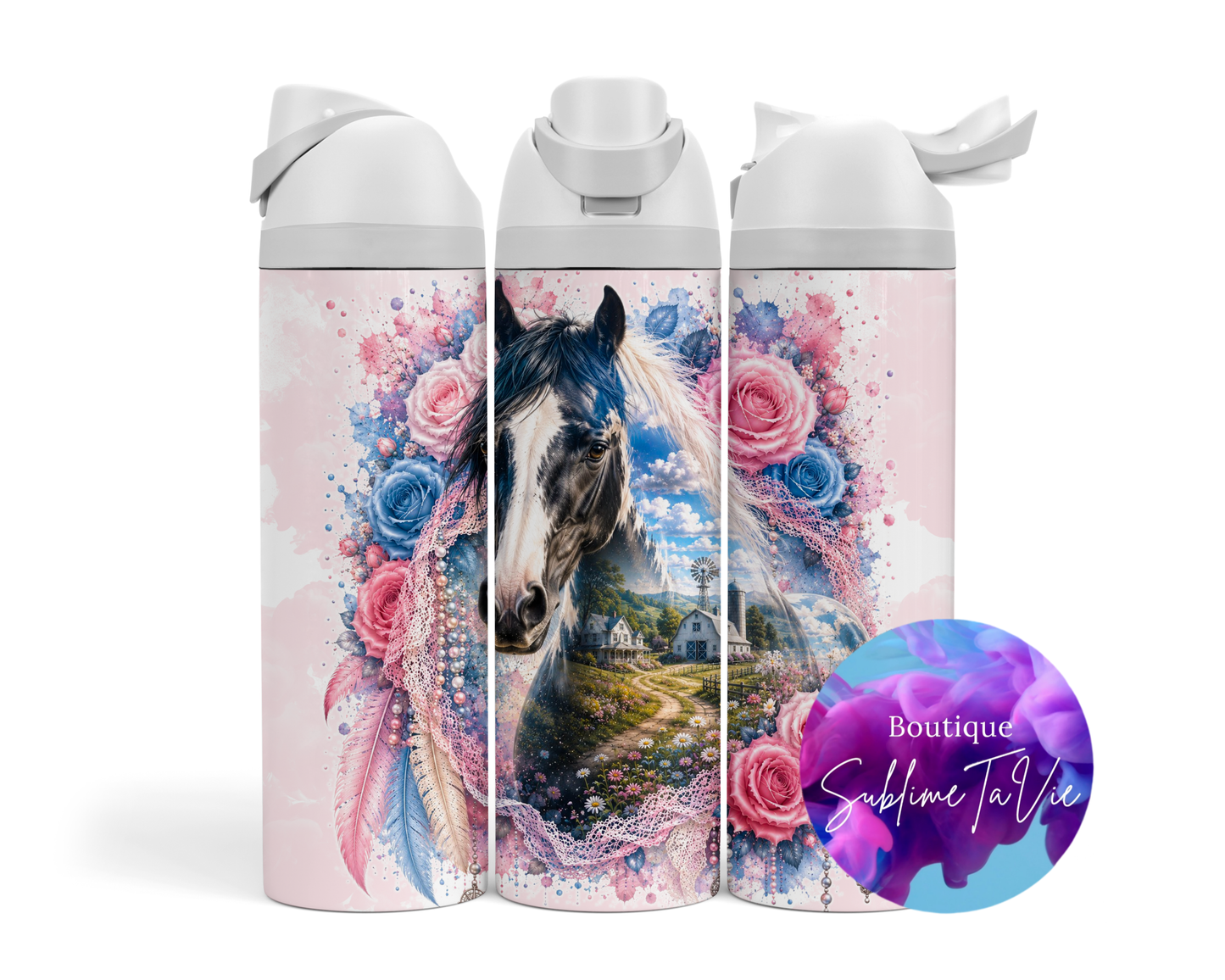 Tasse isotherme Owa - Cheval magnifique