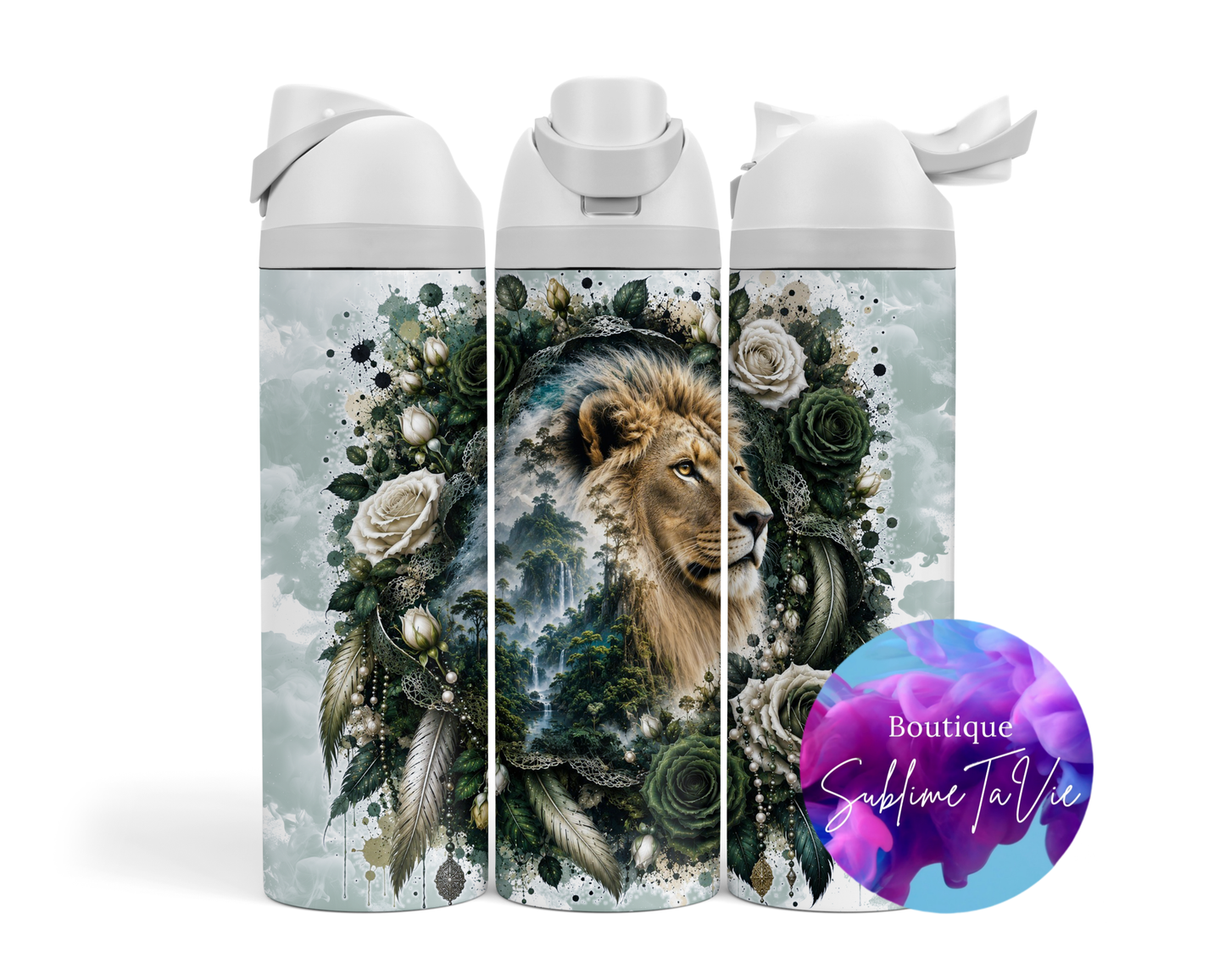 Tasse isotherme Owa - Lion magnifique