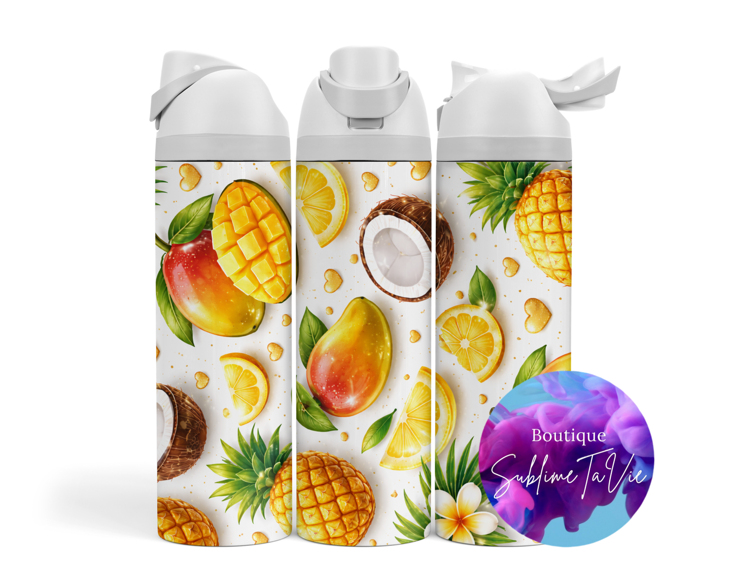 Tasse isotherme Owa - Mangue, ananas et noix de coco