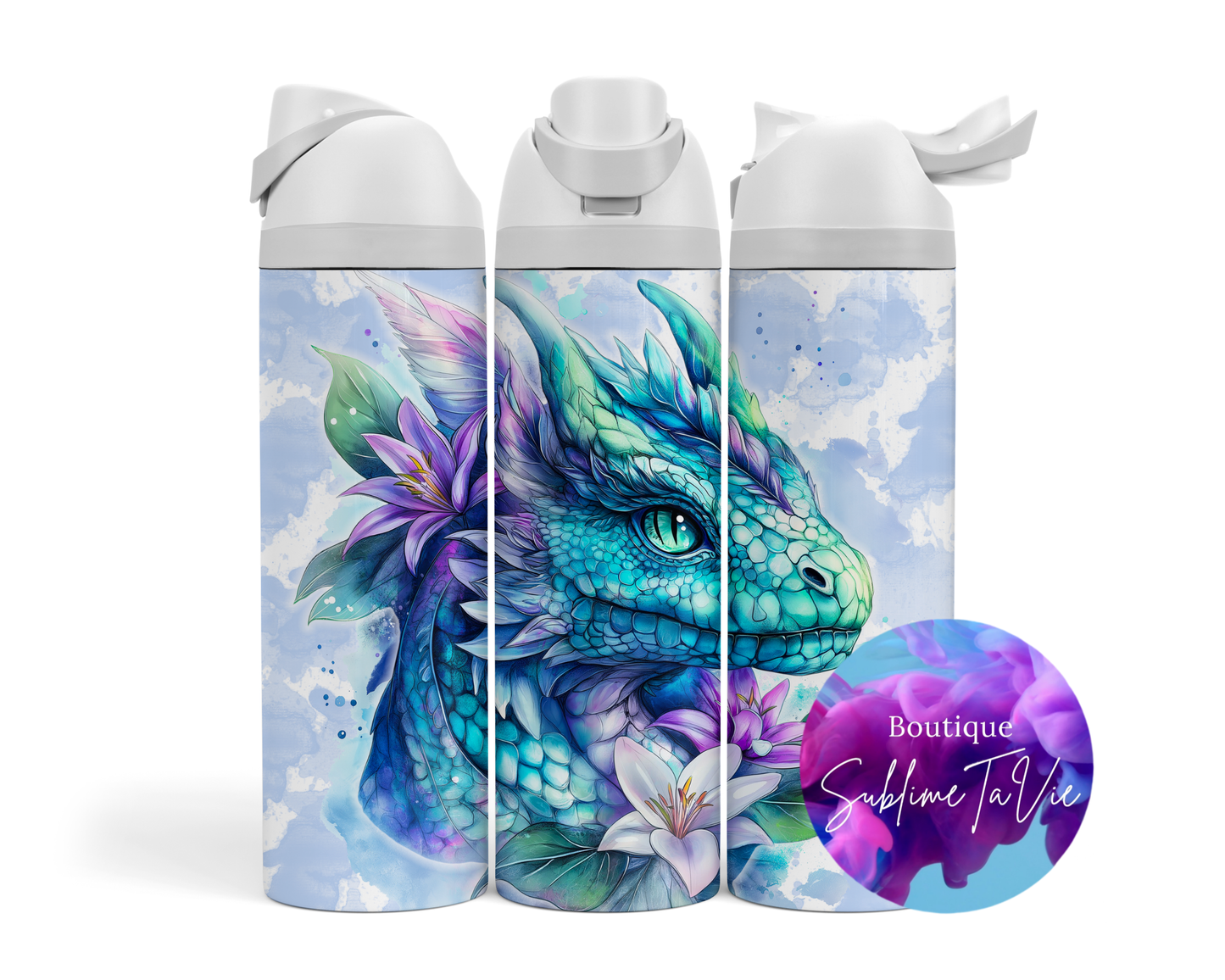 Tasse isotherme Owa - Dragon turquoise