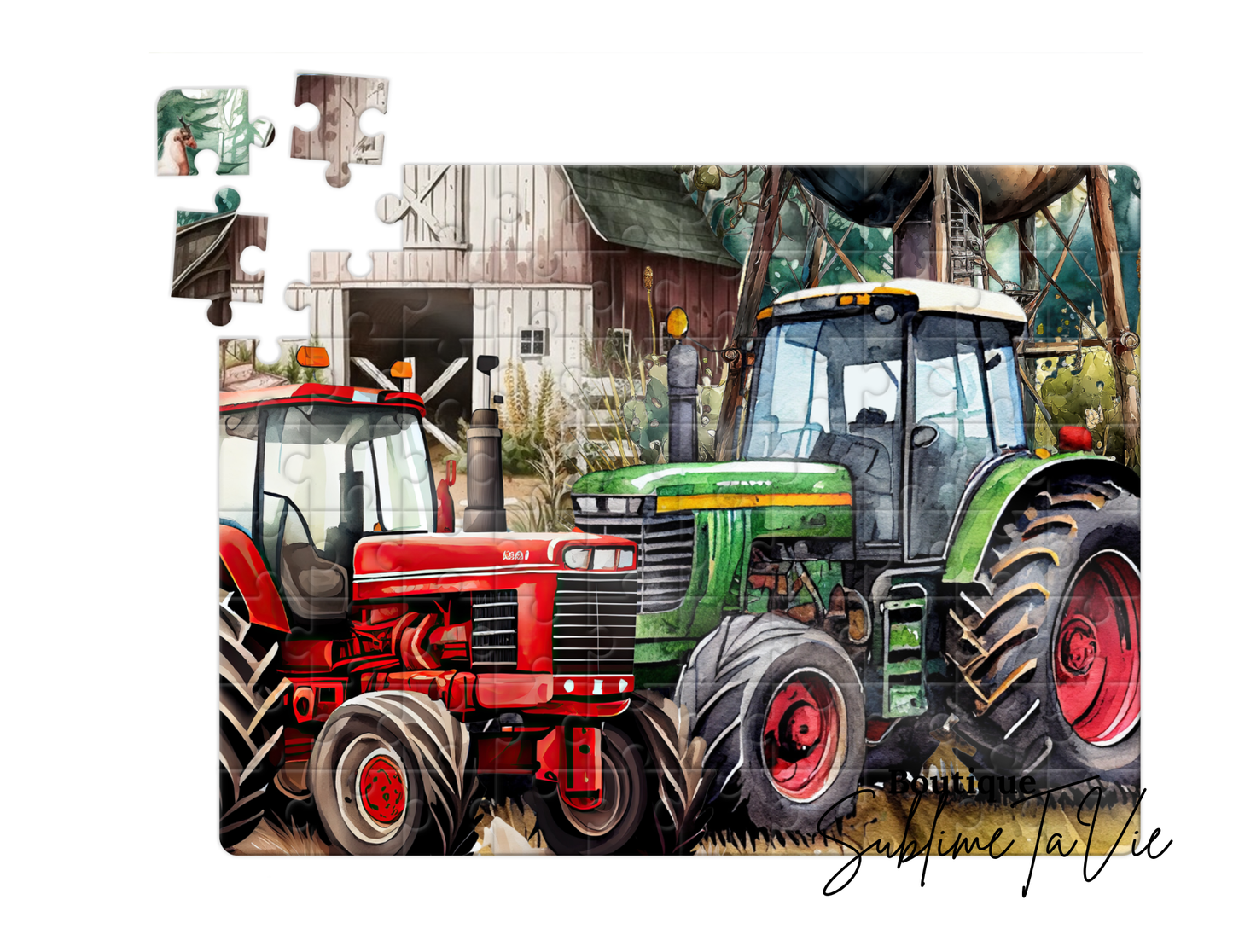 Casse-tête 80 pièces fermier