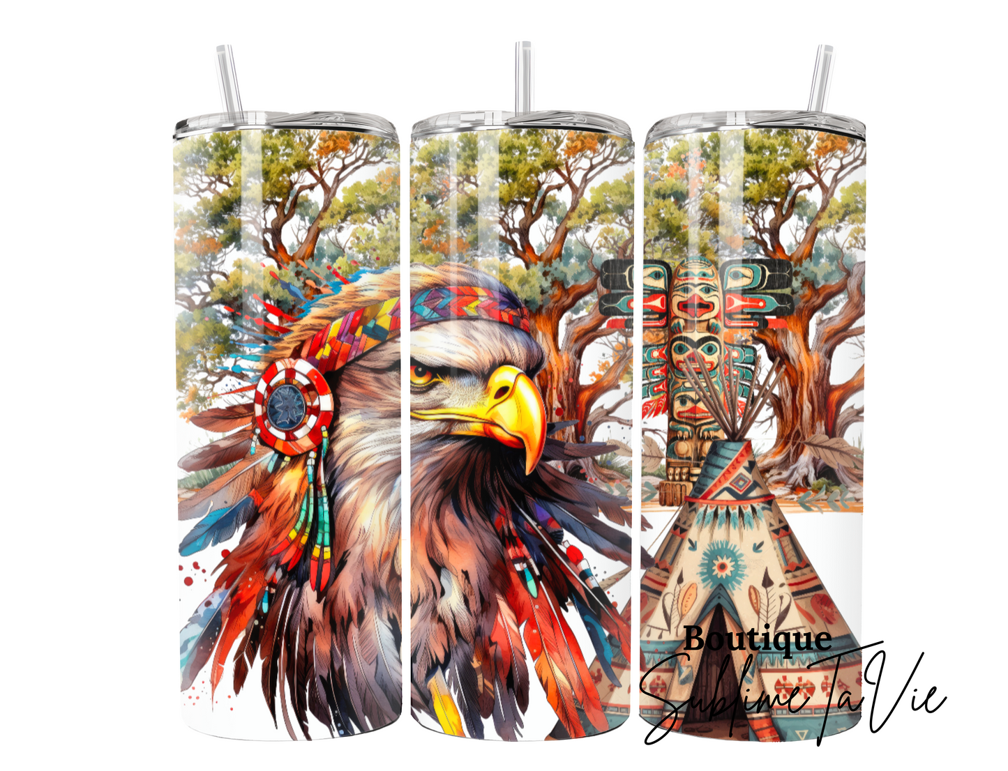 Tumbler aigle autochtones