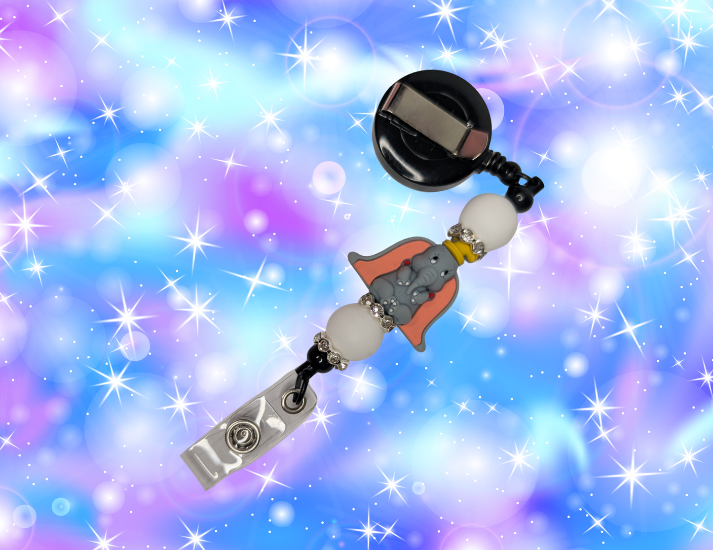 Porte badge éléphant