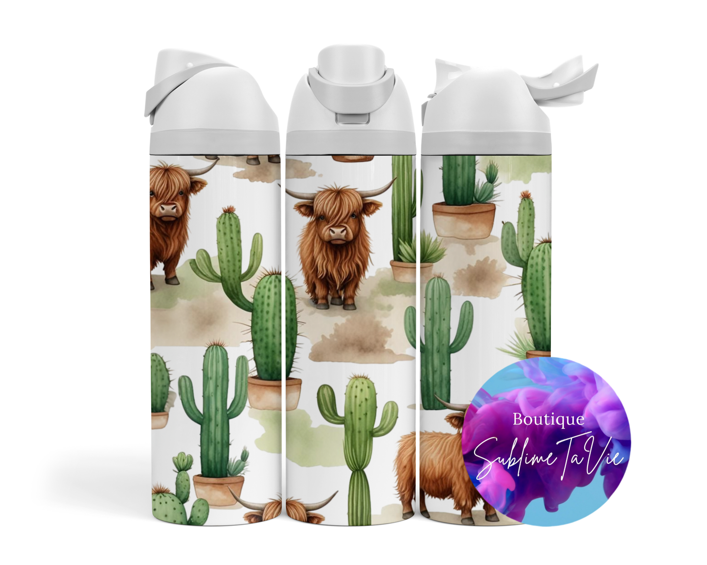 Tasse isotherme Owa - vache Highland