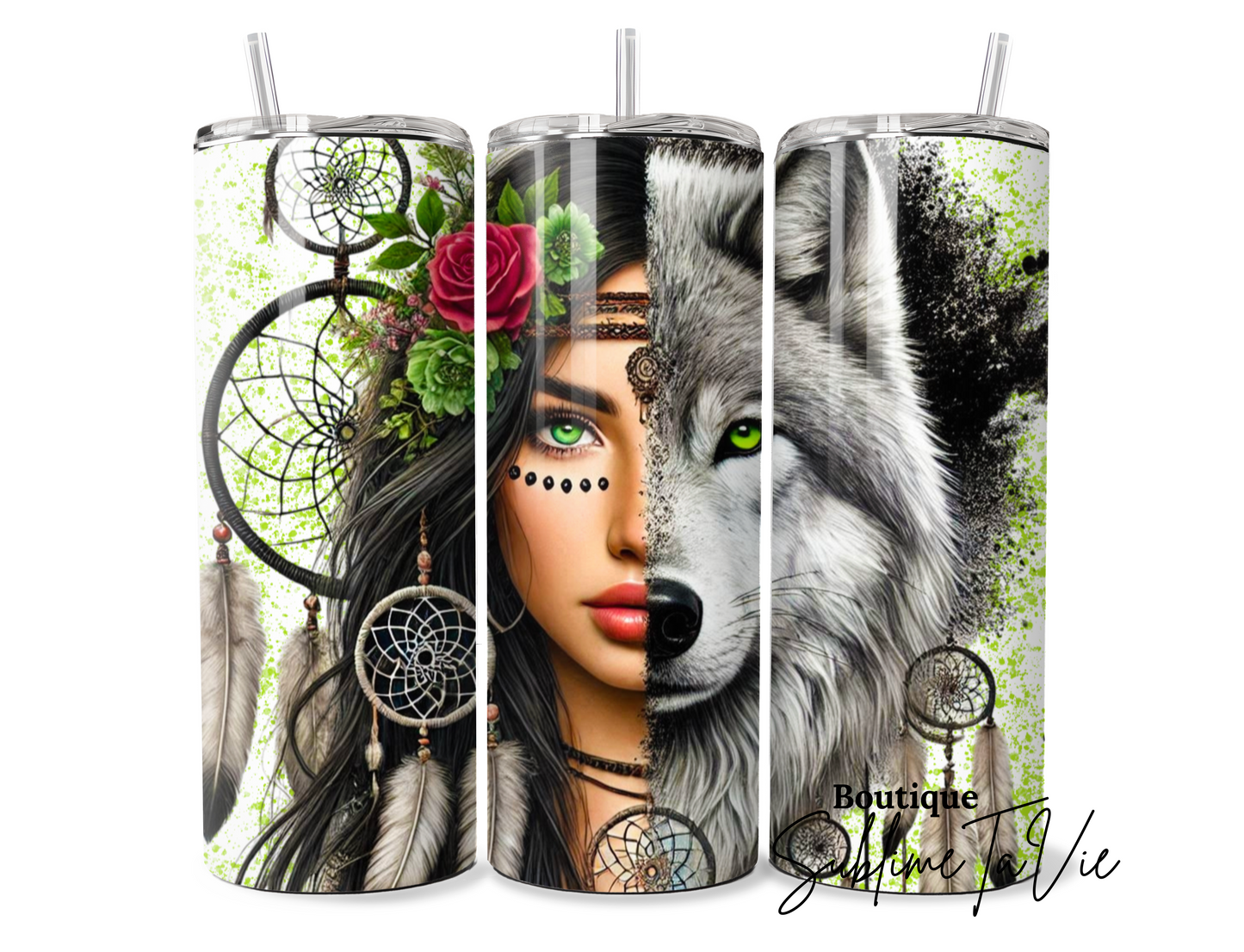 Tumbler femme loup