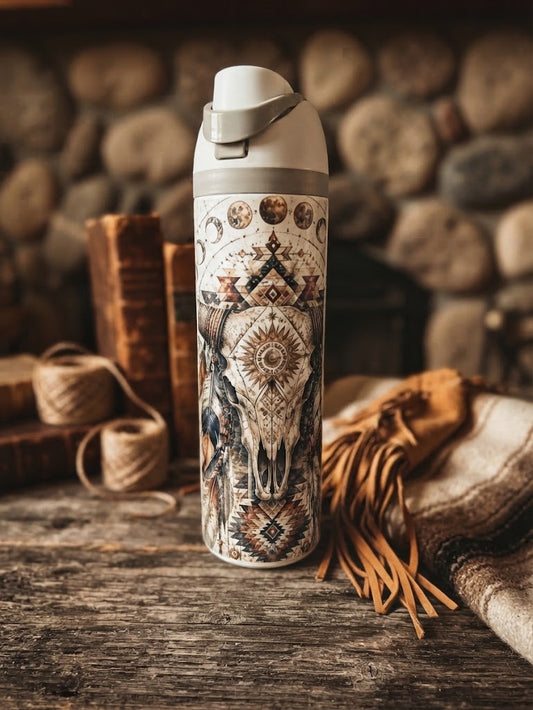 Tasse isotherme owa crâne western