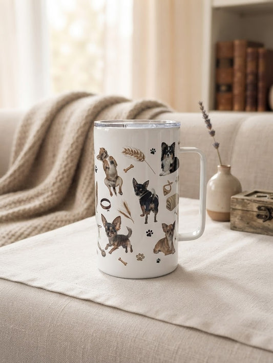 Tasse camping chihuahua