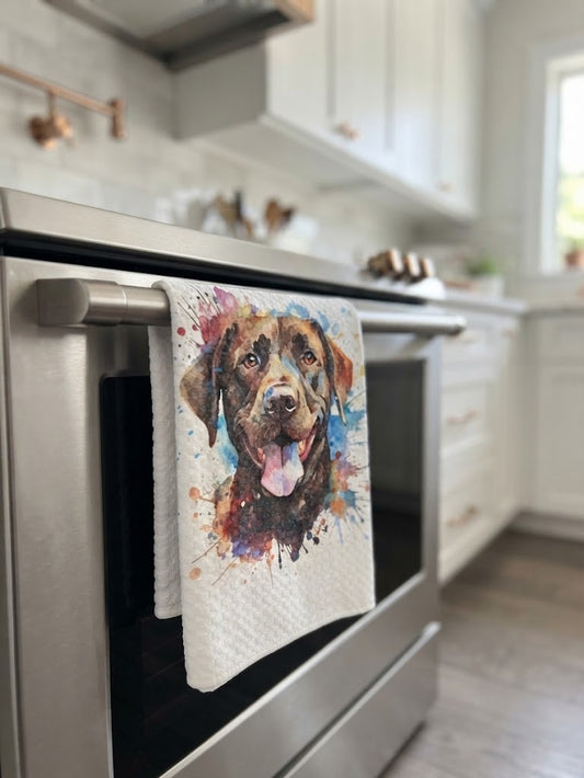 Serviette de cuisine labrador