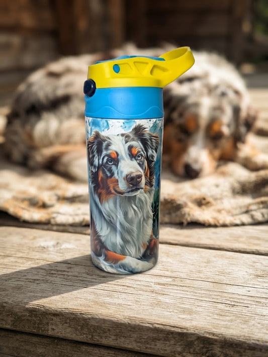 Tasse isotherme enfant berger australien