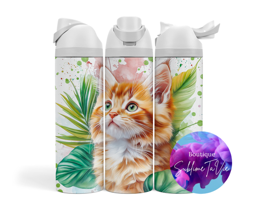 Tasse isotherme Owa - Chat roux