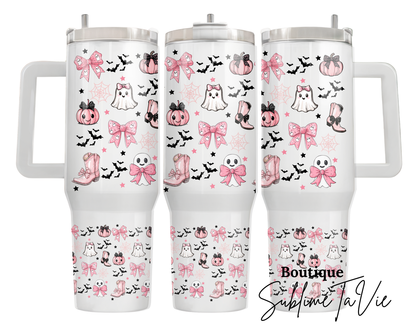 Tumbler 40oz petits fantôme