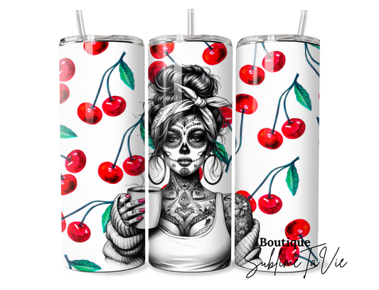 Tumbler femme cerise