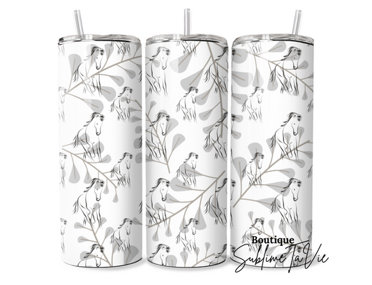 Tumbler cheval aesthetique