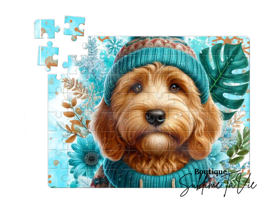 Casse-tête 80 pièces doodle hiver