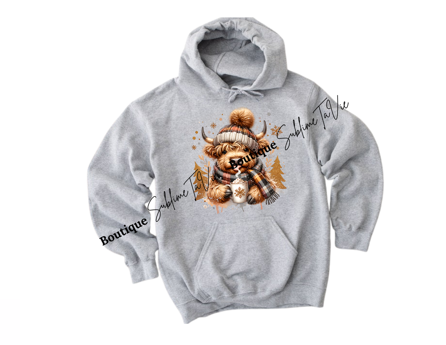 Hoodie vache or