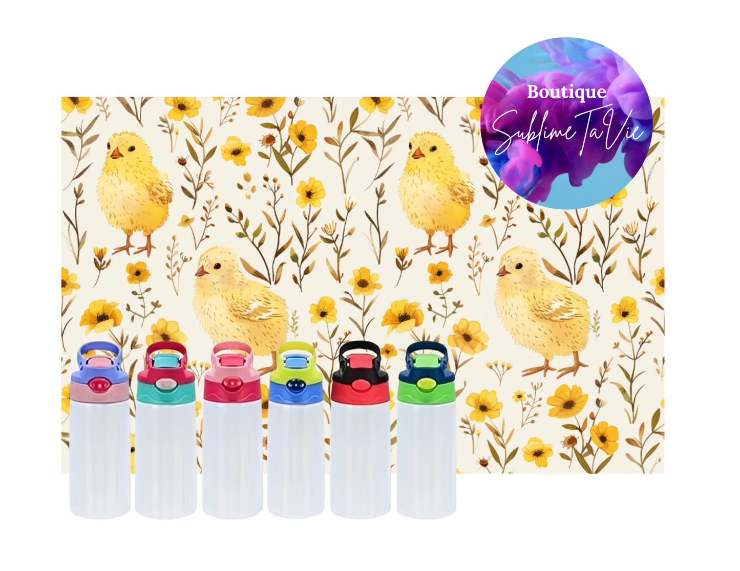 Tasse isotherme enfant poussin
