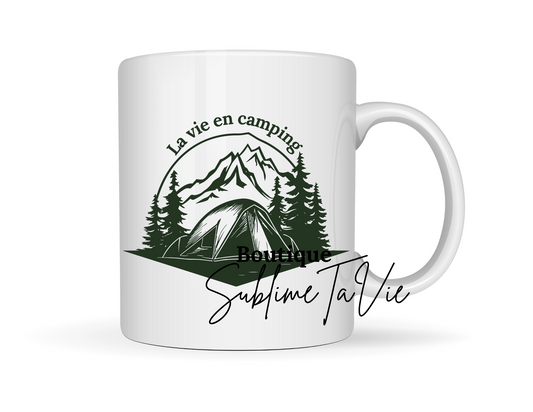 Mug la vie en camping