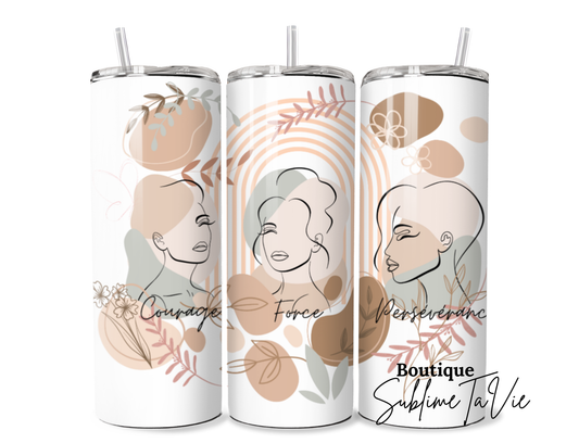 Tumbler force courage espérance