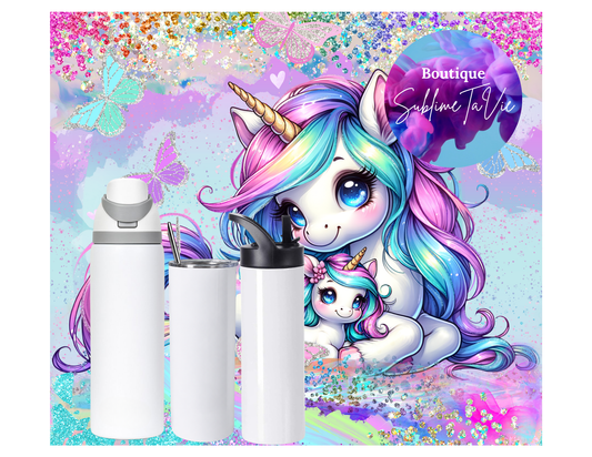 Tasse isotherme licorne