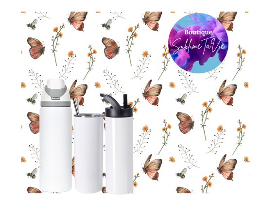 Tasse isotherme papillon