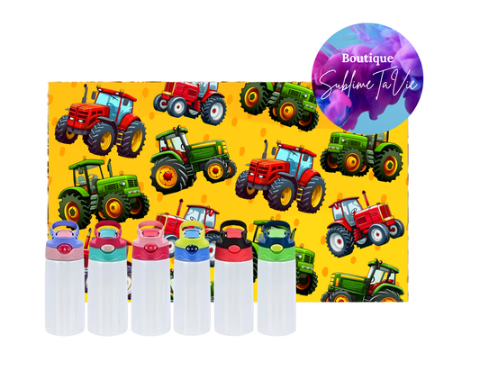 Tasse isotherme enfants tracteur