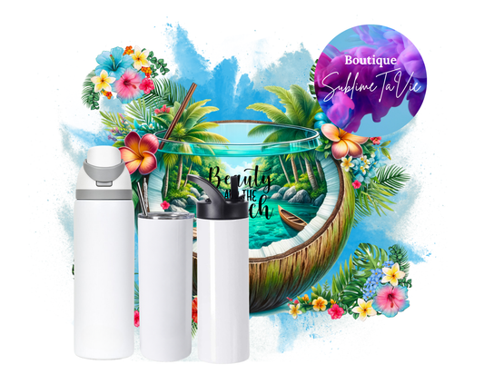 Tasse isotherme beauty and beach