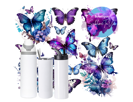 Tasse isotherme papillon