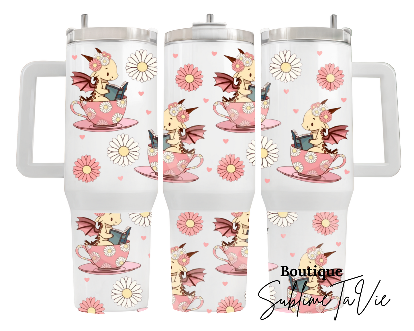 Tumbler 40oz dragon tasse