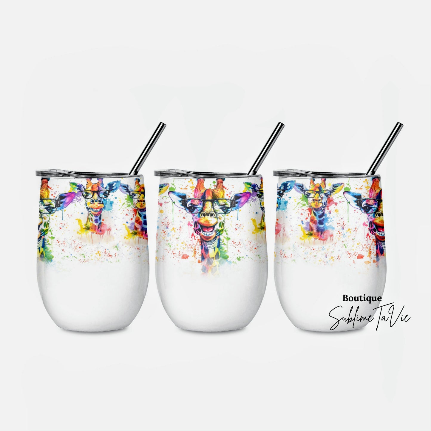 Tumbler 16oz girafe
