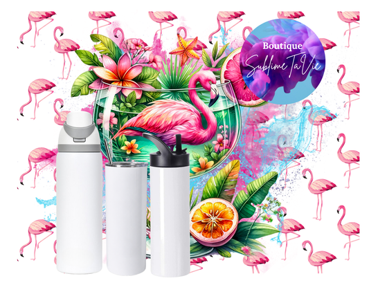 Tasse isotherme flamand rose