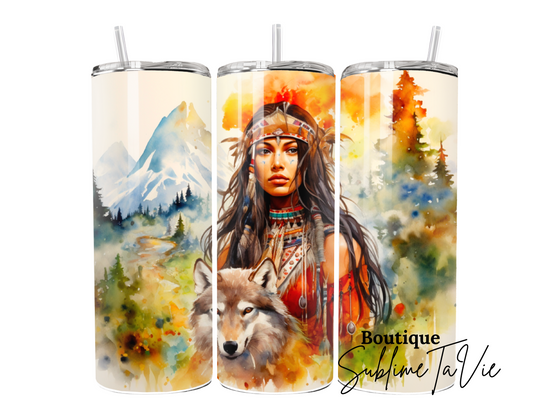 Tumbler femme loup
