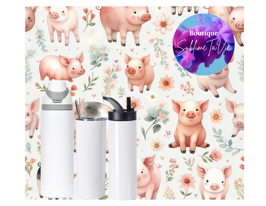 Tasse isotherme cochons