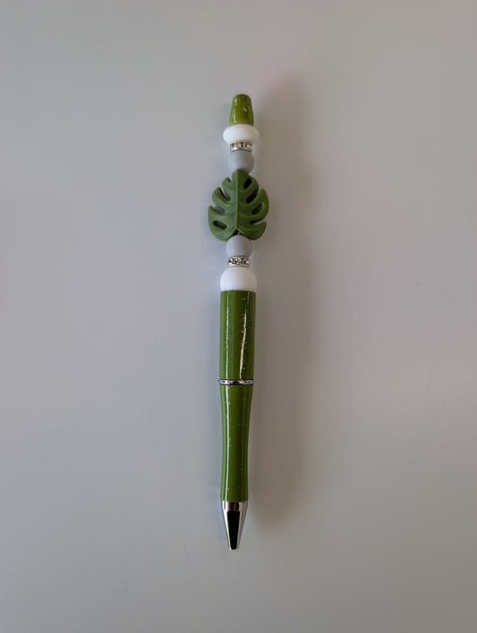 Stylo à bille monstera