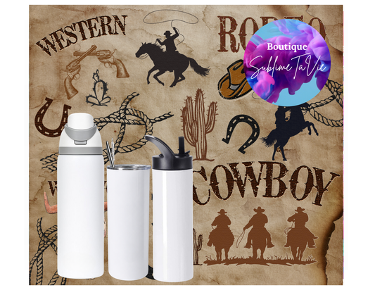 Tasse isotherme cowboys